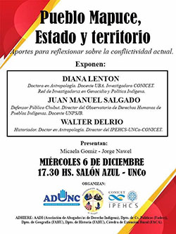 ENCUENTRO "PUEBLO MAPUCE, ESTADO Y TERRITORIO"